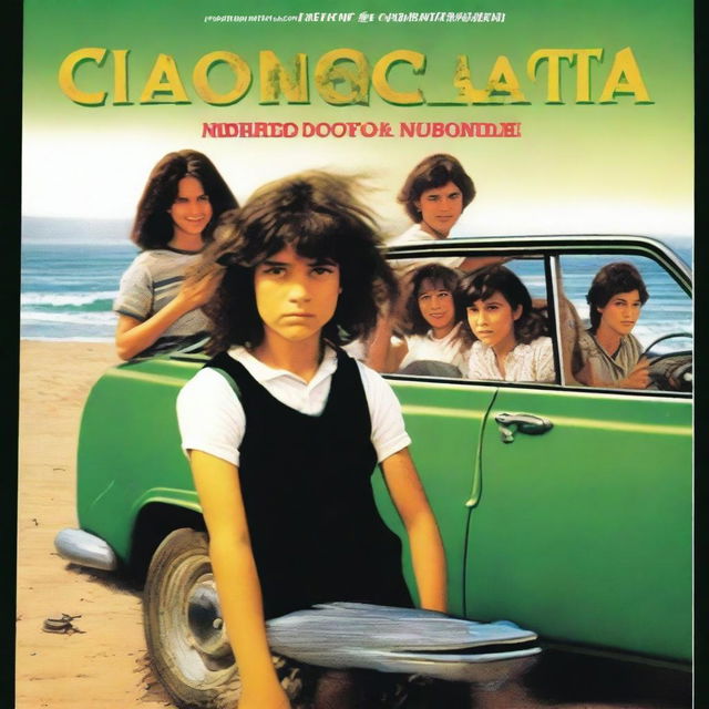 Movie poster featuring a 10-year-old girl with short, dark, curly hair in a mullet cut