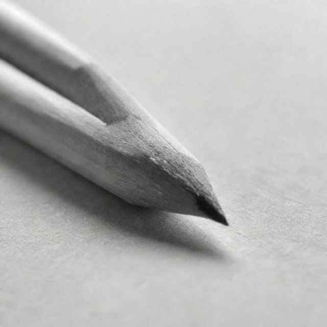 An intricate and detailed pencil sketch radiating the essence of depth, texture, and the art of simplicity.