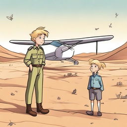 A pilot narrates his experience of crash-landing in a desert