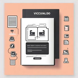 Create a book cover with the title: 'Vinculando o Git ao GitHub com SSH'