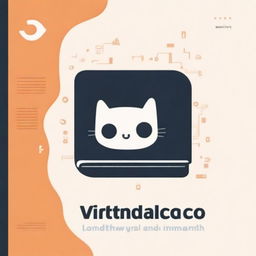 Create a book cover with the title: 'Vinculando o Git ao GitHub com SSH'