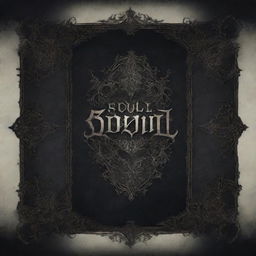 An atmospheric, gothic text box banner adorned with intricate designs, matching the style of a souls-like game.