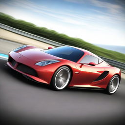 Create a project featuring beautiful and fast cars, showcasing various sleek and modern designs with aerodynamic features