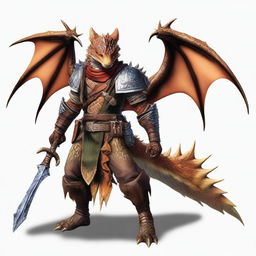 Create a character who is an explorer and monster hunter of the draconic race