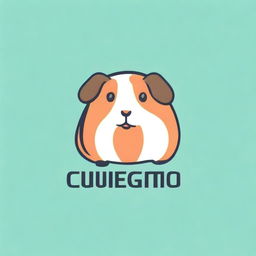 Create a cute and friendly logo featuring a guinea pig