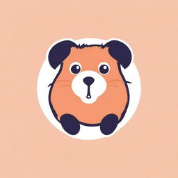 Create a cute and friendly logo featuring a guinea pig