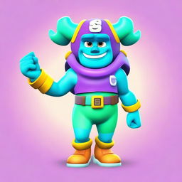 Create a character named Sulley the Retropolis Jackpot for the game Brawl Stars