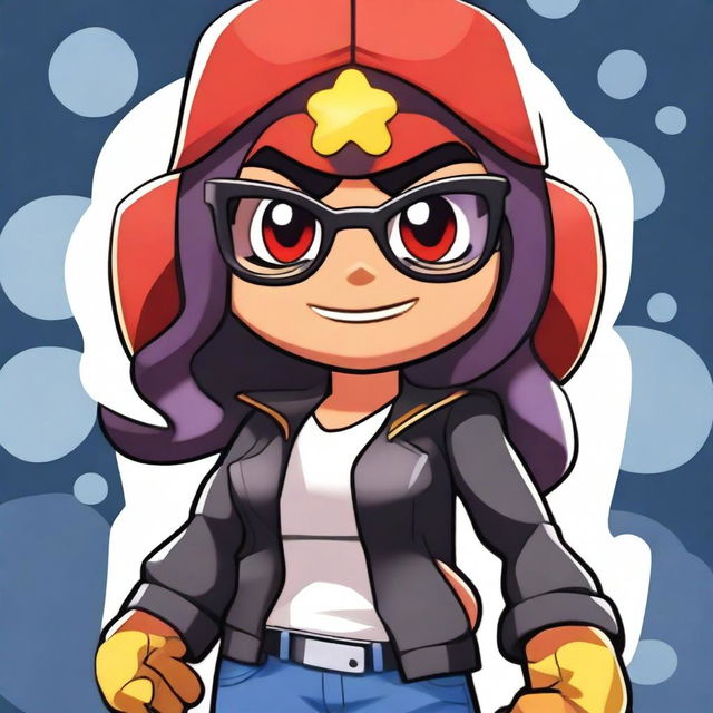 Create an image of a new Brawl Stars character named Wage