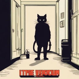 Create a movie poster for a horror movie titled 'The Vacuum'