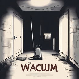 Design a movie poster for a horror film named 'The Vacuum'