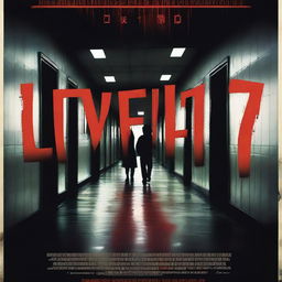 A movie poster for a horror movie titled 'Level 7'