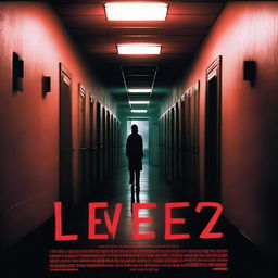 A movie poster for a horror movie titled 'Level 7'