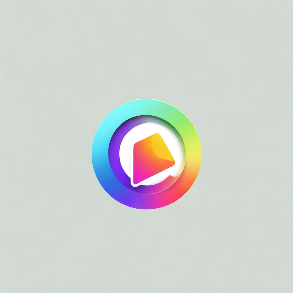 Create an animated logo featuring a dynamic and colorful design