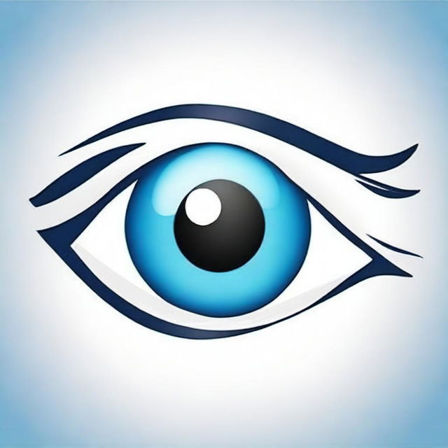 Create an image of the famous Greek blue eye, also known as the evil eye or Mati