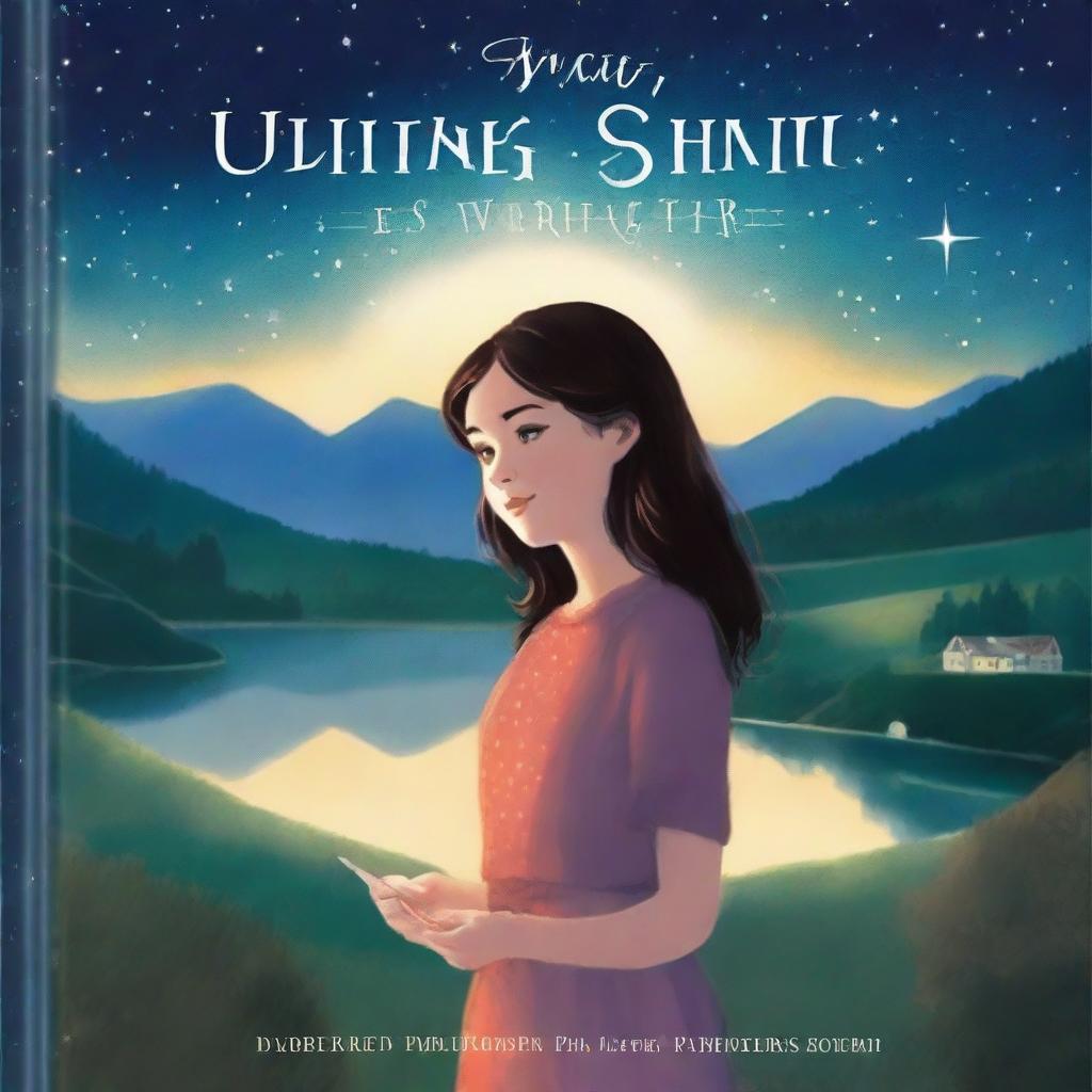 A romance book cover with the title 'Under the Shining Star' in the middle