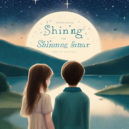 A romance book cover with the title 'Under the Shining Star' in the middle