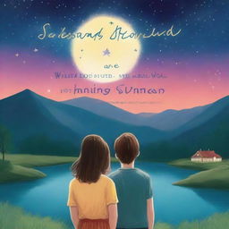 A romance book cover with the title 'Under the Shining Star' in the middle