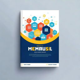 Create a book cover for a title called 'Menguasai Digital Marketing: Strategi Inovatif bagi Perguruan Tinggi untuk Membangun Reputasi dan Menarik Calon Mahasiswa'