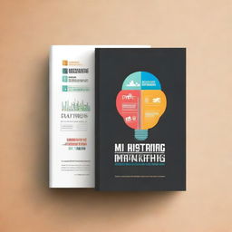 Create a book cover for a title 'Mastering Digital Marketing: Innovative Strategies for Higher Education to Build Reputation and Attract Prospective Students