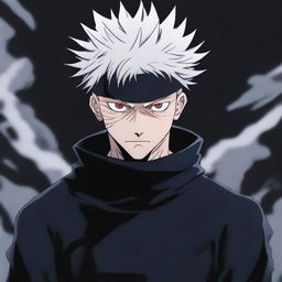 A detailed illustration of Ryomen Sukuna from Jujutsu Kaisen