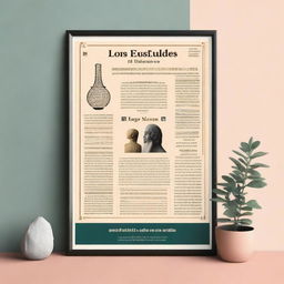 Crea un póster publicitario para el libro 'Los Elementos de Euclides' destacando las novedades y motivos para comprarlo