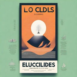 Crea un póster publicitario para el libro 'Los Elementos de Euclides' destacando las novedades y motivos para comprarlo