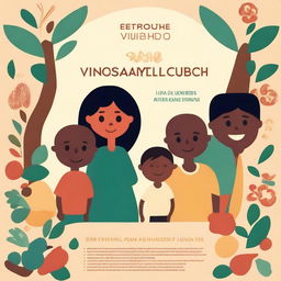 Create a cover for the course 'Bem Vindo a Família' for the evangelical church Projeto Aliança Eterna