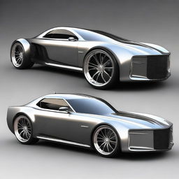 Create a custom hypercar that is a fusion of a 1932 Buick Victoria and a Camaro