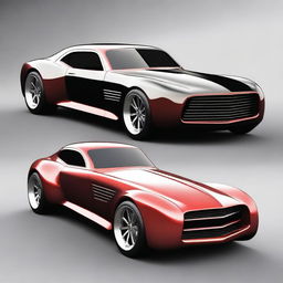 Create a custom hypercar that is a fusion of a 1932 Buick Victoria and a Camaro