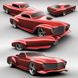 Create a custom hypercar that is a fusion of a 1939 Chevy Coupe and a Camaro