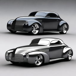 Create a custom hypercar that is a fusion of a 1937 Chevy coupe and a Camaro