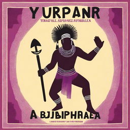 Create a book cover featuring an image of Yuruparí, an indigenous mythological figure