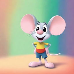 Create a Pixar-style image of a mouse character named 'El Raton de los dientes'