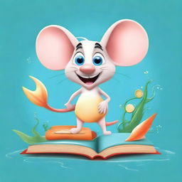 Create an image of the 'Raton de los Dientes' (Tooth Mouse) in a Pixar style