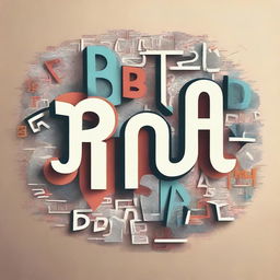 Create an image with a lot of letters and the word 'ainda' being the most important and prominent