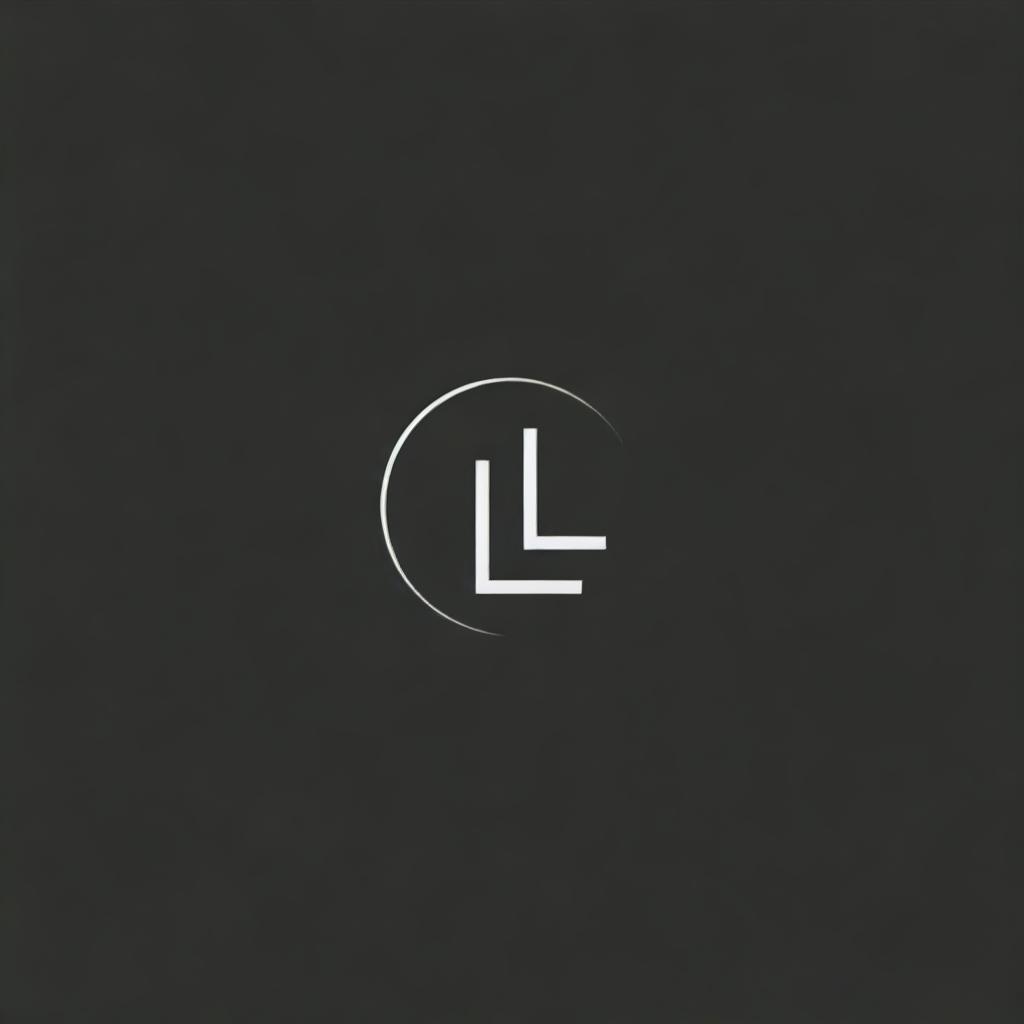 Create a simple, clean, and modern logo featuring the letter 'L'