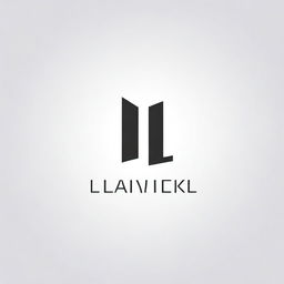 Create a simple, clean, and modern logo featuring the letter 'L'