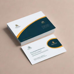 Generate a professional and stylish card for a educational institute named 'CLI'. It should incorporate elements of education and sophistication and feature the name prominently.