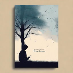 Create a book cover for a novel about the life of a teenager dealing with mental health issues