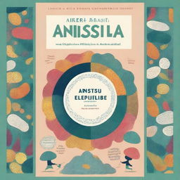 Crie uma capa de livro sobre ansiedade, incluindo um texto que destaque o tema