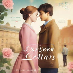 A cover for a novel titled 'The Sixteen Love Letters'