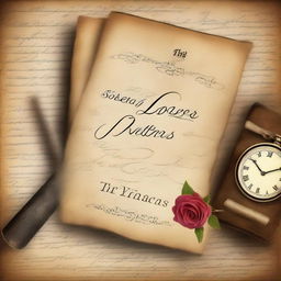 A cover for a novel titled 'The Sixteen Love Letters'