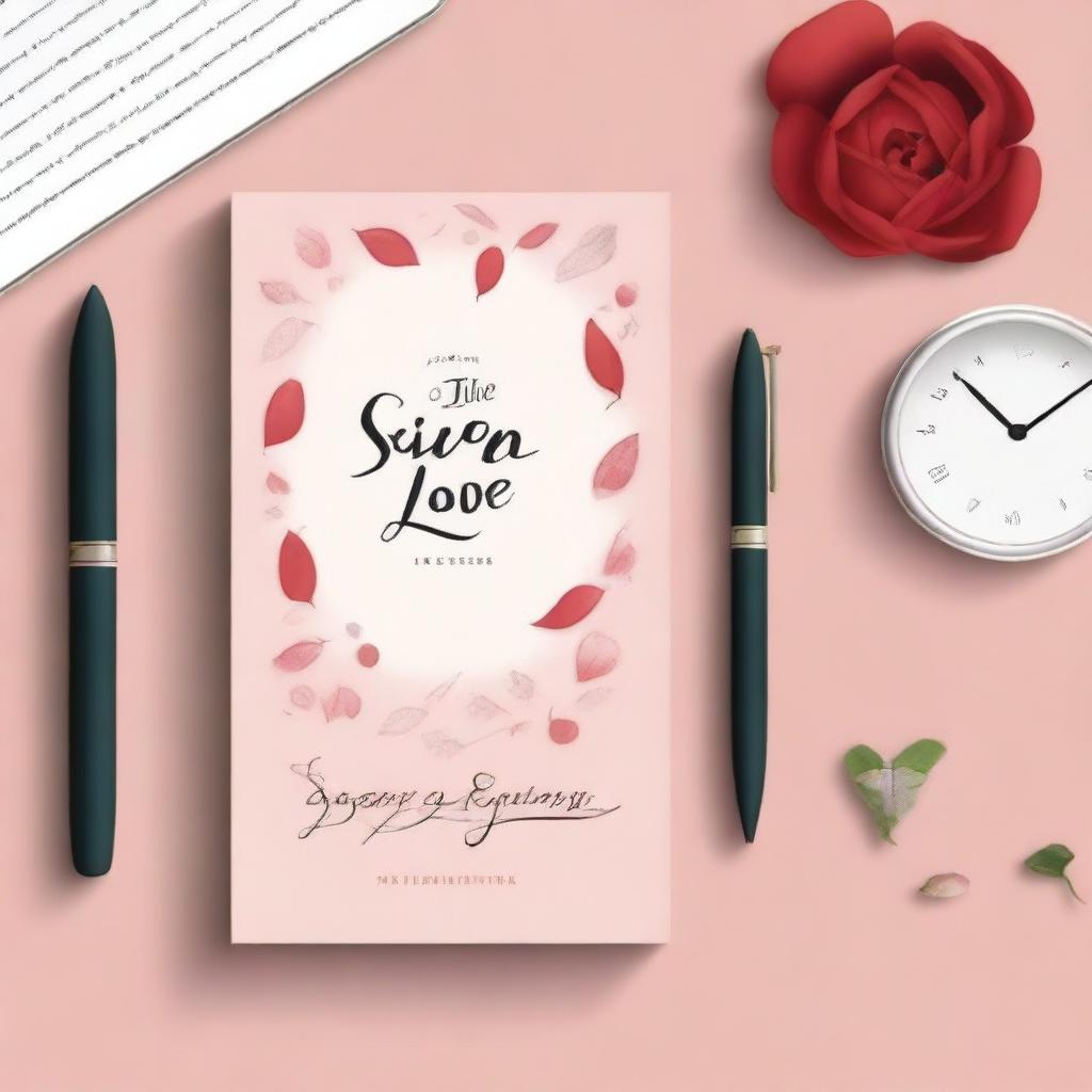 A cover for a novel titled 'The Sixteen Love Letters'