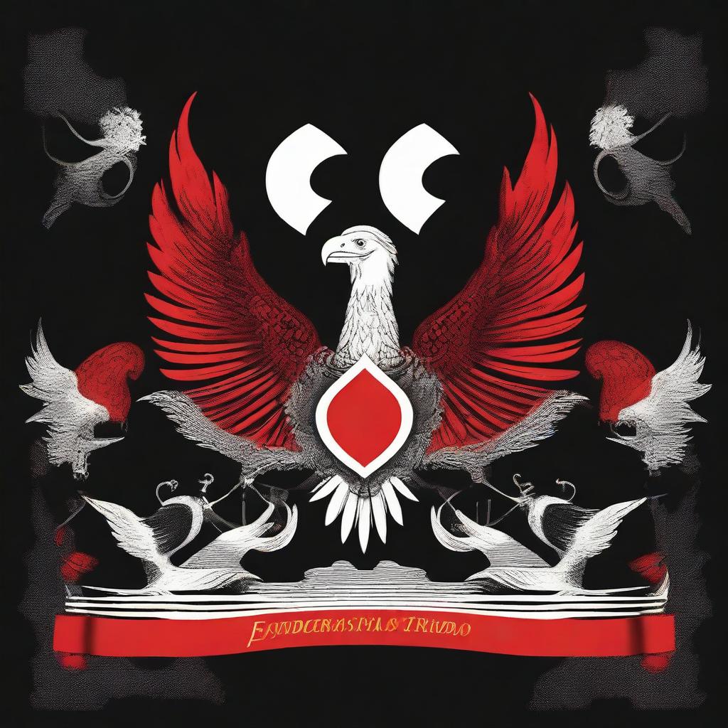 A design for Indonesia's 79th Independence Day with a black background