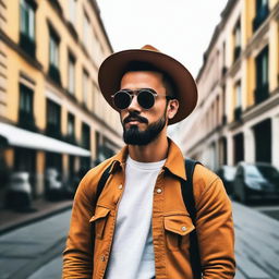 Create a realistic photo of Instagram user @imjessegarrido