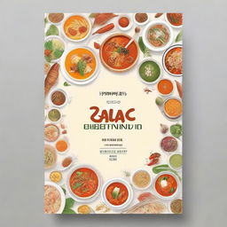 Create a cover page for a school project on Thai cuisine