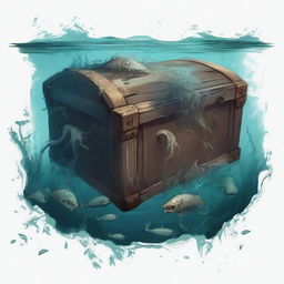 Create an image of a sunken chest monster named Becca