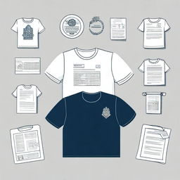 A stylish T-shirt design specifically for auditors