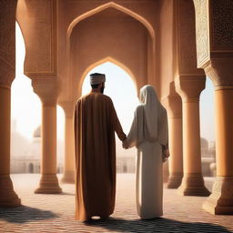 A Muslim woman travels back in time and encounters a man who she has always seen in her dreams