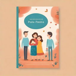 A book cover design for a book titled 'Um Presente para os Pais'